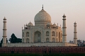 Agra - Taj Mahal - zonsondergang -6